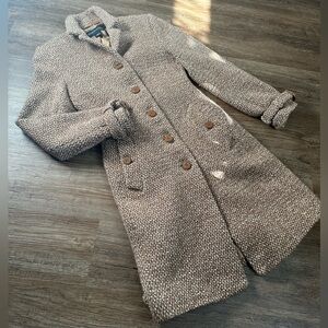 Kenneth Cole New York Brown Teddy Coat
